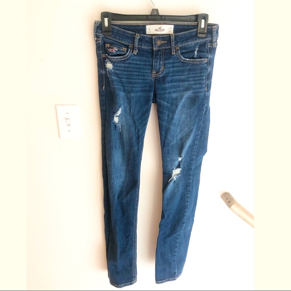 Hollister Denim - 2/$25 Hollister Dark Distressed Skinny Jeans